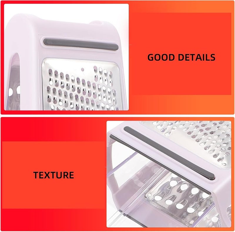 Stainless Steel Kitchen Grater For Vegetables Cheese Potato Slicer Shredder Multi Function - Image 5